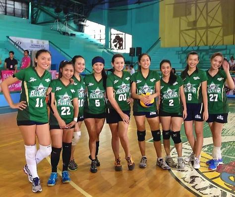 Green Team. Kapamilya allstar volleyball Volleyball, Volleyball Uniforms, Picture Green, Green Jersey, All Star, Basketball Court, Film, Tv, Green