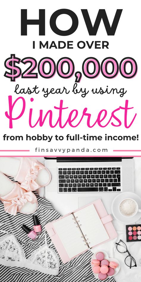 How To Start a Blog on Pinterest for Beginners - Finsavvy Panda Blog On Pinterest, Pinterest Tutorials, Make Money From Pinterest, Using Pinterest, Online Jobs From Home, Money Making Jobs, Make Money Online Free, Money Life Hacks, Earn Extra Money