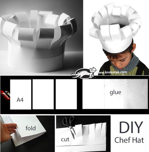 Let's Cook with kids Chef Hats For Kids, Preschool Cooking, Cooking Theme, Community Helpers Preschool, Trendy Hat, Chef Hat, Master Chef, Chefs Hat, Toddler Learning Activities