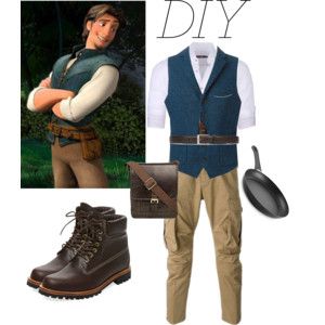 Flynn Rider DIY Flynn Rider Costume, Halloween Run, Dapper Day Outfits, Disney Dapper Day, Halloween Costumes For Work, Rapunzel Costume, Diy Costumes Women, Cute Couple Halloween Costumes, Homecoming Outfits