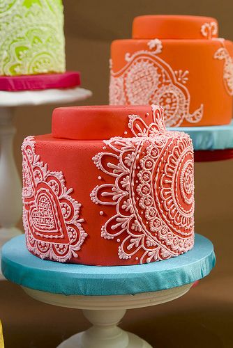 Henna Cake, Cake Mini, Gateaux Cake, Wedding Dessert, Julia Child, Gorgeous Cakes, Photo Cake, Love Cake, Fancy Cakes