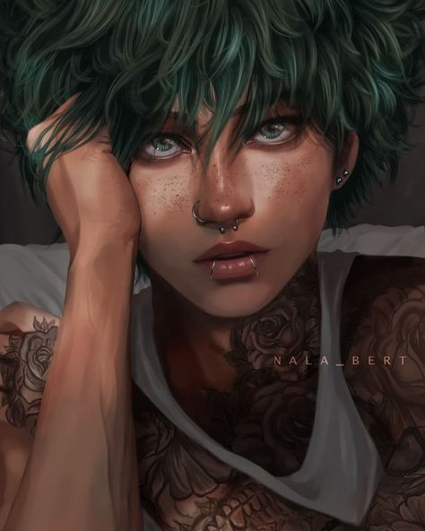 Nala Bert, Izuku Midoriya Cosplay, Villain Deku, Katsuki Bakugo, Happy Cartoon, Midoriya Izuku, Anime Guys Shirtless, Anime Hair, Human Art