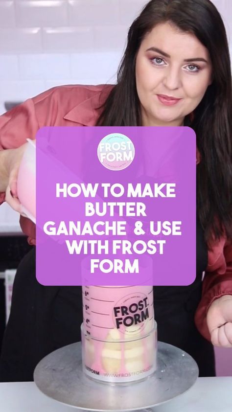 Ever heard of Butter Ganache ? 😍 Ganache just got a whole lot easier ! 😱😱 Frost Form Butter Ganache Recipe ⤵️ 600g White chocolate &… | Instagram Frost Form Ganache, Butter Ganache Frosting, Frost Form Butter Ganache, Frost Form Cake, Butter Ganache Recipe, Ganache Recipe Frosting, Fat Cake, Frost Form, Cake Base Recipe