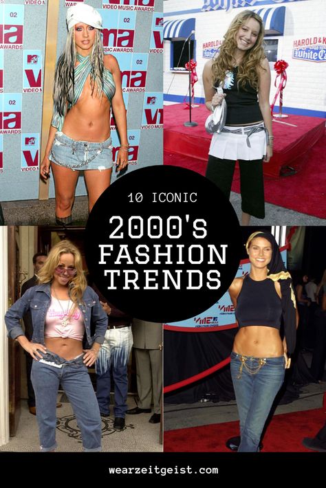 2000's fashion: it was the best of times, it was the worst of times. Check out these 10 trends we couldn't forget if we tried. 00s Iconic Looks, 2000-2009 Fashion, 2000 Style Outfits 2000s Fashion Woman, 00 Fashion Outfits, 2003 Outfit Ideas, Decades Day 2000s, Cute 2000s Outfits Party, 1999-2000 Outfit Ideas, 2000s Outfits Ideas Party