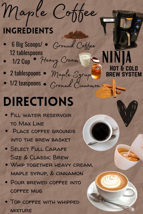 I’ve Coffee At Home, Healthy Hot Coffee Recipes At Home, Best Hot Coffee Recipe, Ninja Hot And Cold Brew System Recipes, Hot Coffee Recipes At Home How To Make, Ninja Dualbrew Pro Coffee Recipes, Ninja Specialty Coffee Maker Recipes, Ninja Dual Brew Pro Recipes, Ninja Coffee Maker Recipes