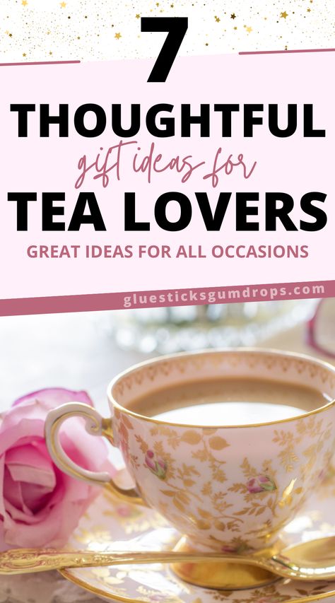 7 Thoughtful Gift Ideas for Tea Lovers Tea Gift Basket Ideas Diy, Tea Cup Gift Ideas, Tea Gift Basket Ideas, Tea Gift Basket, Tea Lovers Gift Basket, Goft Ideas, Tea Drinker Gifts, Tea Cup Gifts, Themed Gift Baskets