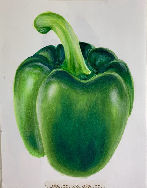 Simple Art Drawings, Simple Drawing Ideas, Art Drawing Ideas, Easy Tattoo, Sketch Simple, Poses Art, Vegetable Drawing, Fruit Art Drawings, Colored Pencil Art Projects