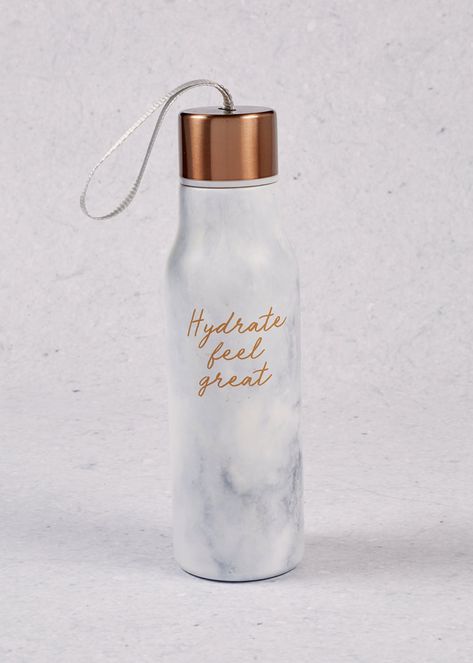 Marble Effect Slogan Water Bottle (700ml) Christmas Dinner Set, Perfect Christmas Dinner, Christmas Place Settings, Holiday Boutique, Christmas Place, Industrial Farmhouse, Baking Accessories, Christmas Plates, Buy Home