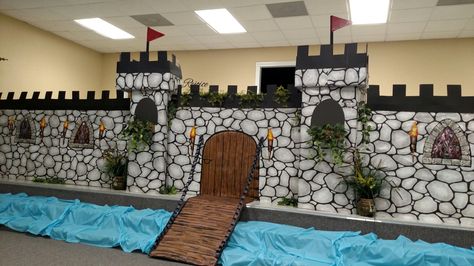 Answers Vbs Keepers Of The Kingdom, Kingdom Vbs Crafts, Keepers Of The Kingdom Vbs, Castle Theme Classroom, Castle Vbs, Halloween Toddler Party, Kingdom Vbs, Kingdom Keepers, Medieval Theme