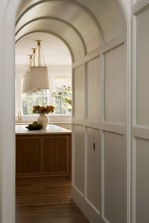 Seven Tips From A Heritage Remodel - Studio McGee Barrel Ceiling Foyer, Mcgee Kitchen, Studio Mcgee Kitchen, Archways In Homes, Hoarder House, Inteior Design, The Mcgee Home, Corridor Kitchen, Mcgee Home