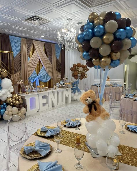 Boy Babyshower Theme Black People, Baby Shower Themes Black People, Different Baby Shower Themes, Baby Shower Ideas Black People, Bear Baby Shower Theme Boy, Unique Baby Shower Themes For Boys, Boy Themed Baby Shower Ideas, Baby Shower Themes Boy, Brown Baby Shower Ideas