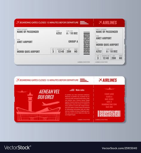 Air Ticket Design, Flight Ticket Design, Ticket Design Template, Visit Card, Ticket Design, Air Tickets, Flight Ticket, Visiting Cards, Travel Agency