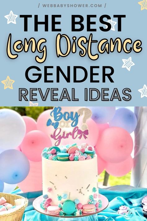 Hosting a virtual gender reveal for your long distance baby shower? Here are some of the best and creative virtual gender reveal ideas! #genderrevealideas #virtualbabyshowerideas Virtual Gender Reveal Ideas, Long Distance Gender Reveal Ideas, Virtual Gender Reveal, Gender Reveal Ultrasound, Baby Gender Announcements, Virtual Baby Shower Ideas, Gender Reveal Unique, Gender Reveal Games, Gender Announcements