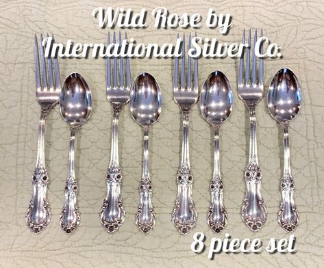 Rose Pattern Flatware