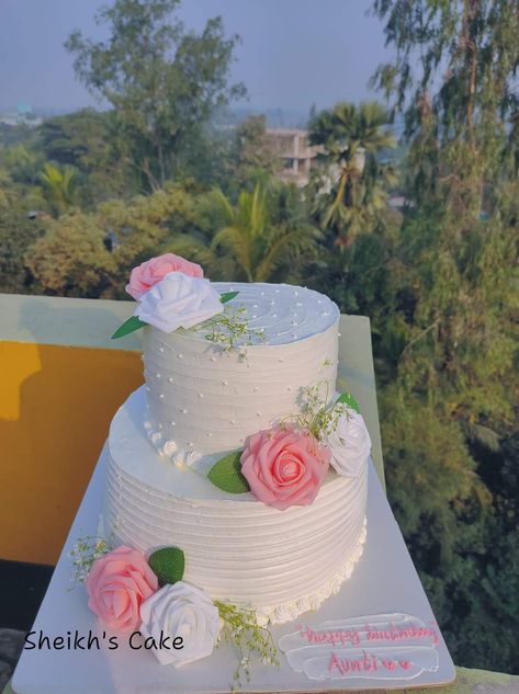 Simple Cake Designs Two Tier, 2 Tier Simple Cake, Simple 3 Tier Cake Designs, Two Tier Cake Designs Simple, Wedding Cake Designs Simple 2 Tier, Cake Ideas 2 Tier, Simple Wedding Cakes 2 Tier, 2 Tier Wedding Cakes Simple Elegant, Simple Elegant Cakes