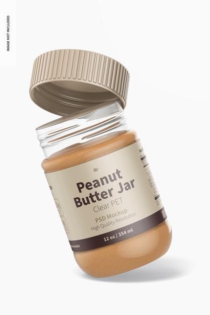 Peanut Butter Packaging, Sesame Street Food, Peanut Butter Brands, Bread Spread, Peanut Butter Jar, Jar Mockup, Bollywood Funny, Empty Jar, Homemade Peanut Butter