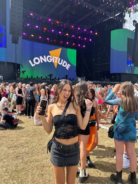 Longitude Festival Outfits, Wireless Festival Outfits, Festival Outfit Uk, Leeds Festival Outfits, Reading Festival Outfits, Summer Outfits Festival, Dresses For Festivals, Casual Festival Outfit, Summer Music Festival Outfits