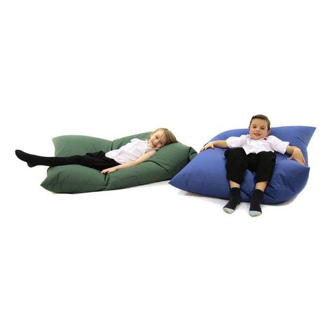 A great range of soft, comfy, robust and above all safe bean bags. Great for classrooms, libraries and common rooms. Made from soft, shower-proof and UV resistant material, our Indoor/Outdoor fabrics ensure the bean bags won’t be damaged by sun or rain. This fabric is extremely comfortable, looks great and is suitable for both a classroom or playground environment Giant Floor Cushions, Childrens Bean Bags, Heuristic Play, Large Floor Cushions, Sensory Bags, Magnetic Construction, Soft Play Equipment, Wooden Train Set, Sand And Water Table