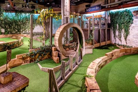 Indoor Putt Putt, Mini Putt, Indoor Mini Golf, Putt Putt Golf, Crazy Golf, Miniature Golf Course, Fairy Garden Designs, Mini Golf Course, Miniature Golf