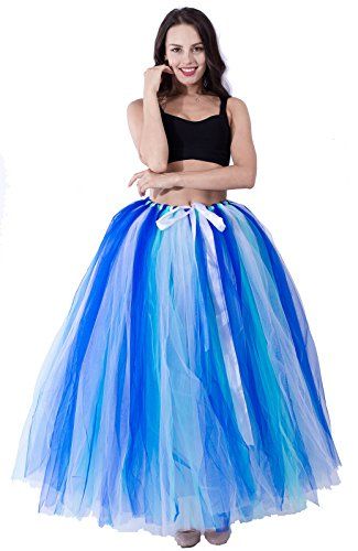 Party Train Adult Puffy Long Tutu Tulle Skirt 100cm Floor... https://smile.amazon.com/dp/B073CV4RMQ/ref=cm_sw_r_pi_dp_U_x_yMvKBb0W3Q4BC Long Tutu Skirt, Tulle Wedding Skirt, Gonna In Tulle, Long Tutu, Blue Tutu, Net Skirt, Gauze Skirts, Skirt Tulle, White Tulle