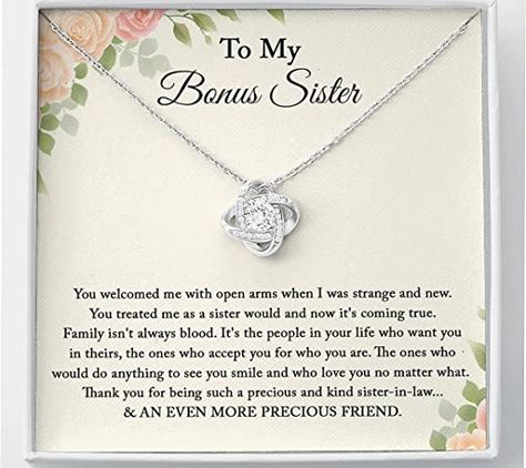 Aunt Necklace, Sister Of The Groom, Sister Wedding Gift, Sister In Law Gifts, Niece Gifts, Wife Necklace, Bride Necklace, Sister Necklace, Gift Sister