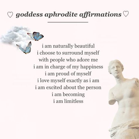 Aphrodite Prayer For Beauty, Aphrodite Manifestation, Aphrodite Affirmations, Aphrodite Journal, Aphrodite Goddess Aesthetic, Aphrodite Prayer, Aphrodite Alter, Deity Work, Lady Aphrodite