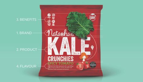 Packaging Design for Snack Foods - 4 Essential Things to Consider Healthy Snack Brands, Healthy Food Packaging, Healthy Snack Bars, Benefits Of Organic Food, Snack Brands, Packaging Design Trends, Pouch Packaging, Kale Chips, Food Packaging Design