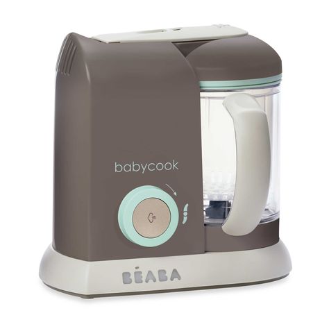 BEABA® Babycook Pro Baby Food Maker in Latte/Mint Best Baby Food Maker, Baby Cook, Beaba Babycook, Steam Cooker, Baby Food Processor, Baby Cooking, Healthy Baby Food, Countertop Appliances, Steam Cooking