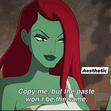 Poison Ivy Quotes, Ivy Quotes, Poison Ivy Dc Comics, Music Cover Photos, Animation Quotes, Feminine Energy Aesthetic, Cute Texts For Him, Disney Jokes, Cute Cartoon Characters