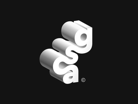 Logo gsca by Piotr Gorczyca on Dribbble Douglas Logo, Circular Logo Design, Contemporary Logo, Innovative Logo, Circular Logo, Logo Unique, Hand Drawn Logo, Abstract Logo, Design Jobs