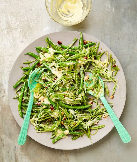 Green Bean Salad Recipes, Yotam Ottolenghi Recipes, Green Bean Salad, Ottolenghi Recipes, Super Salads, Roasted Fennel, Green Bean Salads, Bean Salad Recipes, Small Food Processor