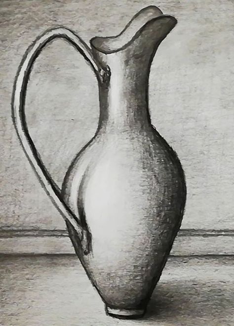 Still Life Drawing Ideas, Pencil Shading Art, Draw Still Life, Easy Still Life, Still Life Pencil, Still Life Pencil Shading, Easy Still Life Drawing, Easy Charcoal Drawings, Pencil Drawing Pictures