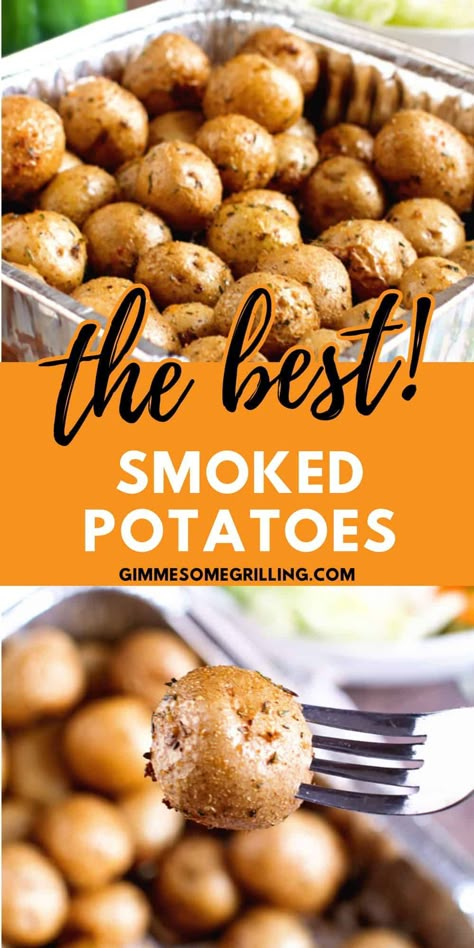 Smoker Thanksgiving Recipes, Thanksgiving Grill Recipes, Smoked Side Dishes Veggies, Smoked Turkey Side Dishes, Sides For Smoked Turkey, Side Dishes For Smoked Turkey, Smoked Thanksgiving Sides, Smoked Thanksgiving Recipes, Potatoes On Smoker