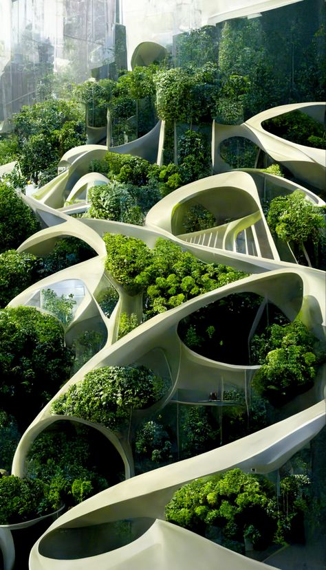 Biophilic Urban Design Skyscraper Architecture Organic Midjourney AI Imagined Biomimicry Architecture, Biophilic Architecture, Succulent Landscape Design, Sustainable Flowers, Eco City, Eco Friendly Garden, Eco Architecture, Skyscraper Architecture, Flower Garden Design