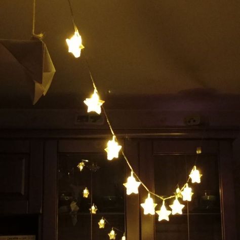 (3) ♡ oh honey honey ♡ on Tumblr Star Room Decor Bedroom Ideas, Star Room Aesthetic, Starcore Aesthetic, Star Room Decor, Star Mirror, Star Core, Star Lights, String Of Lights, Seni Vintage