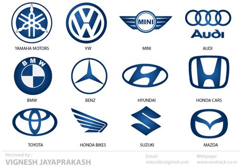 Automotive Logos Free Vector Auto Logos, All Car Logos, Company Symbol, Car Symbols, Car Brands Logos, Logo Quiz, Logo Design Inspiration Creative, Automotive Logo, Honda Cars