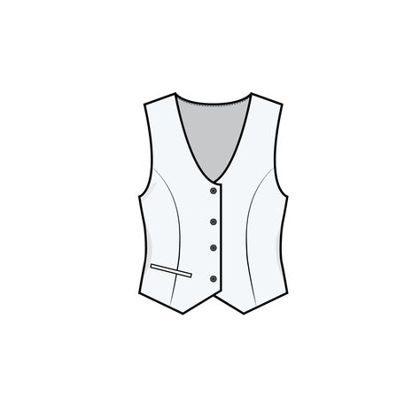 WAISTCOAT vest sewing pattern Vest Sewing, Ladies Waistcoat, Unique Sewing Patterns, Waistcoat Pattern, Couture Blouse, Diy Skirts, Vest Pattern Free, Diy Pants, Vest Sewing Pattern