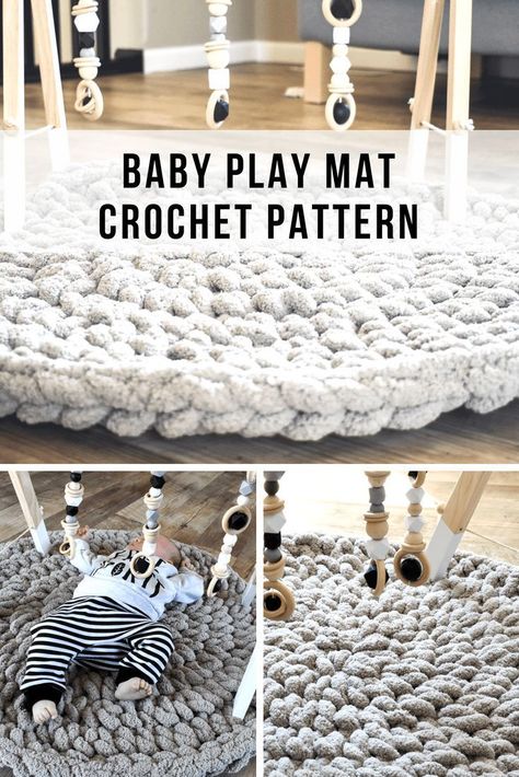 Modern Haken, Baby Tummy Time, Baby Diy Projects, Crochet Mat, Basic Essentials, Homemade Card, Diy Baby Gifts, Haken Baby, Baby Projects