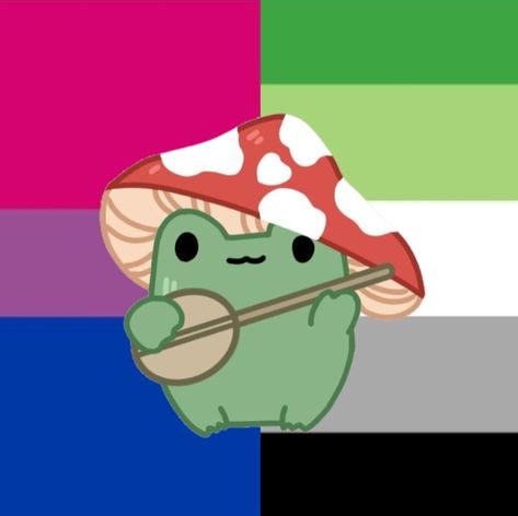 Mushroom Icon, Bisexual Flag, Alter Ego, Romance, Flag, Green, Quick Saves