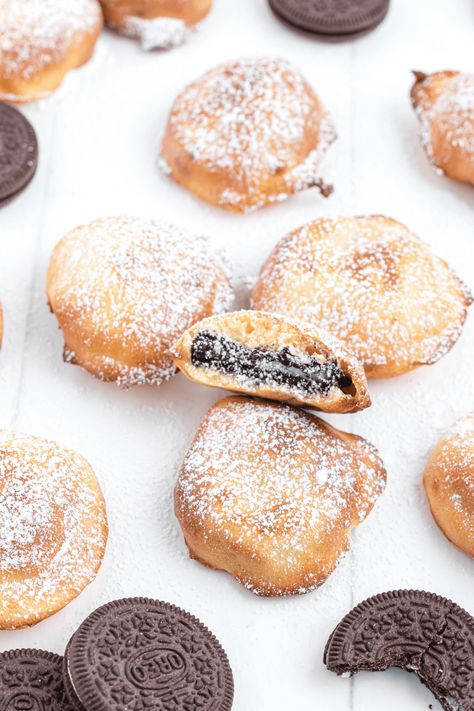 Air Fry Oreos, Air Fryer Oreos, Fried Oreos Air Fryer, Air Fried Oreos, How To Make Fried Oreos In Air Fryer, Air Fryer Oreos With Pancake Batter, Deep Fried Oreos In Air Fryer, Air Fried Oreos With Pancake Batter, Easy Deep Fried Oreos