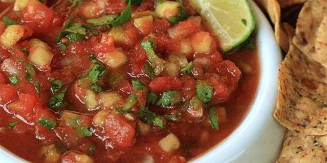 Dill Pickle Salsa Recipe | Allrecipes Pickle Salsa, Pickle Juice Recipe, Bariatric Meals, Cranberry Salsa, Cucumber Salsa, Pulled Pork Sandwich, Pickle Juice, Homemade Salsa, Pickle Relish