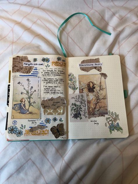 Journal Page Inspiration, Fairy Journal, Journal Page Ideas, Small Theatre, Natural Things, Winter Fairy, Sketchbook Inspo, Theatre Design, Fairy Book