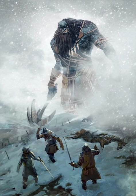 Ice giant | Witcher Wiki | Fandom Witcher Monsters, Icewind Dale, Ice Giant, Witcher Art, Dnd Monsters, Fantasy Races, Fantasy Monster, Arte Fantasy, Creature Concept