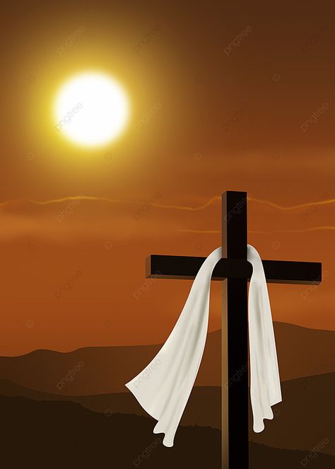 Holy Friday Jesus Cross Stereoscopic Background Jesus Died On The Cross, Background Jesus, Cross Poster, Holy Friday, Nature Party, White Camera, Wedding Icon, Cross Wallpaper, Marketing Poster