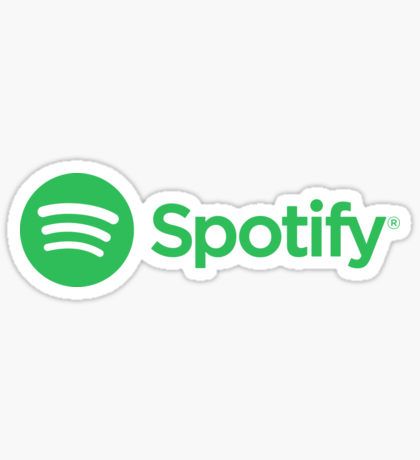 Spotify Sticker, Spotify Logo, Snapchat Logo, Quotes Icons, Weird Stickers, Senior Jackets, Sticker Design Inspiration, Homemade Stickers, Tableau Pop Art