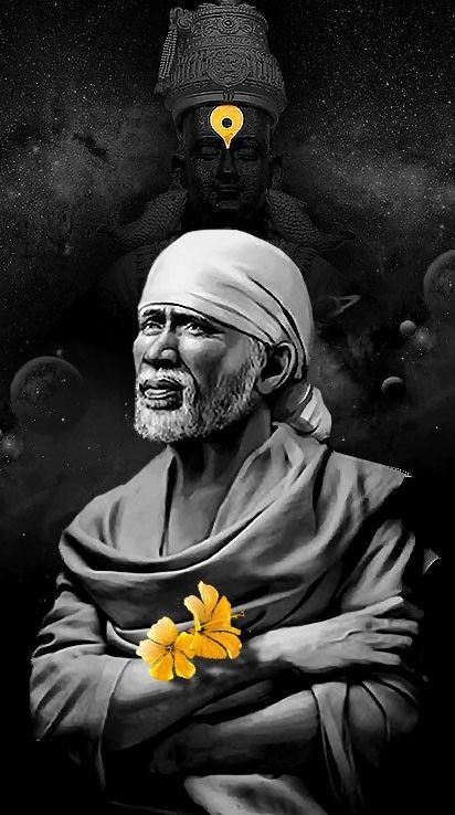 Sai Baba 4k Wallpaper, Sai Baba Painting, Shirdi Sai Baba Images, Ram Pic, Sai Baba Images, Memory Illustration, Bull Images, साईं बाबा, Shirdi Sai Baba