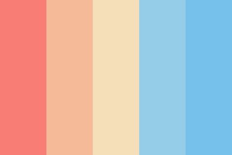 Pastel Picnic color palette Picnic Color Palette, Pastel Picnic, Flat Color Palette, Colour Psychology, الفن الرقمي, Picnic Aesthetic, Cool Color Palette, Color Palette Challenge, Color Schemes Colour Palettes