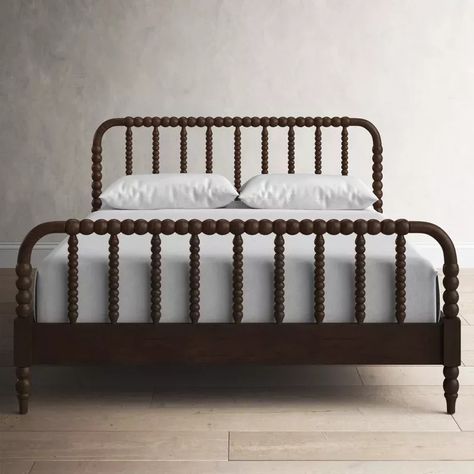 Benbrook Solid Wood Bed | Wayfair North America Jenny Lind Bed, Mountain Farmhouse, Kids Twin Bed, Spindle Bed, Low Profile Platform Bed, Jenny Lind, Bedroom Redesign, Slatted Headboard, Bed Wood