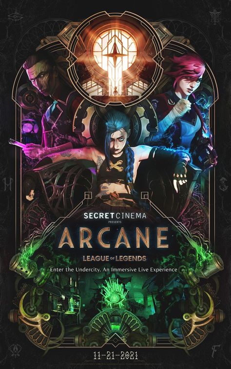 League Of Legends Poster, Arcane League Of Legends, League Legends, Jinx League Of Legends, League Of Legends Characters, Riot Games, Lol League Of Legends, Imagine Dragons, Film Serie