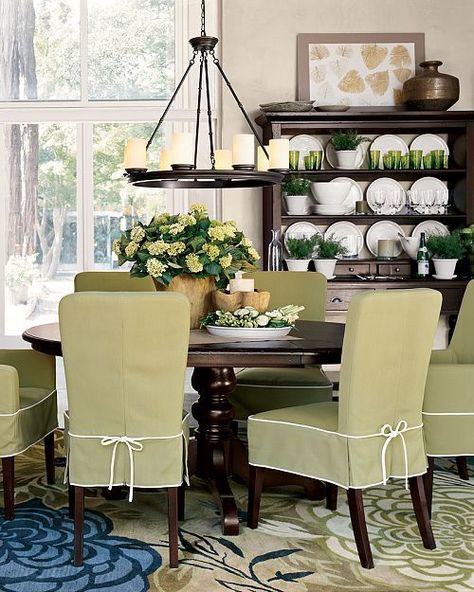 18 Lovely Chair Cover Designs To Refresh The Look Of Every Dining Room Dining Room Chair Slipcovers, Dining Chair Seat Covers, Dining Room Chair Covers, Dining Room Table Chairs, Interior Design Per La Casa, Seat Covers For Chairs, Dining Chair Covers, Dining Chair Slipcovers, Design Del Prodotto